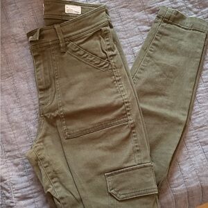 GAP Olive Skinny Pants